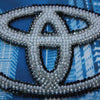 DIY Bead Embroidery Kit "TOYOTA"  5.9"x5.9" / 15.0x15.0 cm