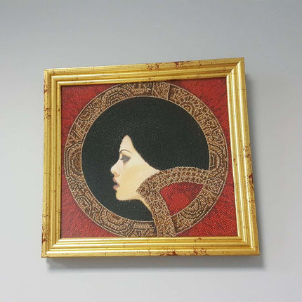 DIY Bead Embroidery Kit "Lady Macbeth" 11.8"x11.0" / 30.0x28.0 cm