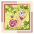 DIY Bead Embroidery Kit "Snail"  5.9"x5.9" / 15.0x15.0 cm