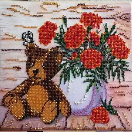 Canvas for bead embroidery "Chernobryvtsy" 7.9"x7.9" / 20.0x20.0 cm