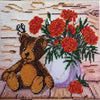 Canvas for bead embroidery "Chernobryvtsy" 7.9"x7.9" / 20.0x20.0 cm