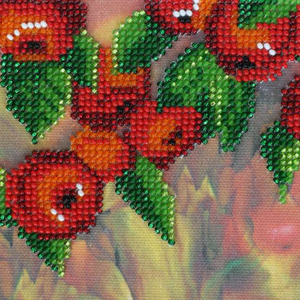 DIY Bead Embroidery Kit "The Good News" 12.6"x17.1" / 32.0x43.5 cm