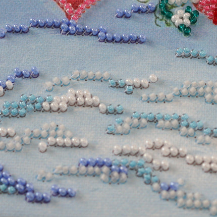 DIY Bead Embroidery Kit "Tree of love" 14.6"x10.6" / 37.0x27.0 cm