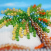 DIY Bead Embroidery Kit "Surfing"  5.9"x5.9" / 15.0x15.0 cm