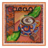 DIY Bead Embroidery Kit "Cacao"  5.9"x5.9" / 15.0x15.0 cm