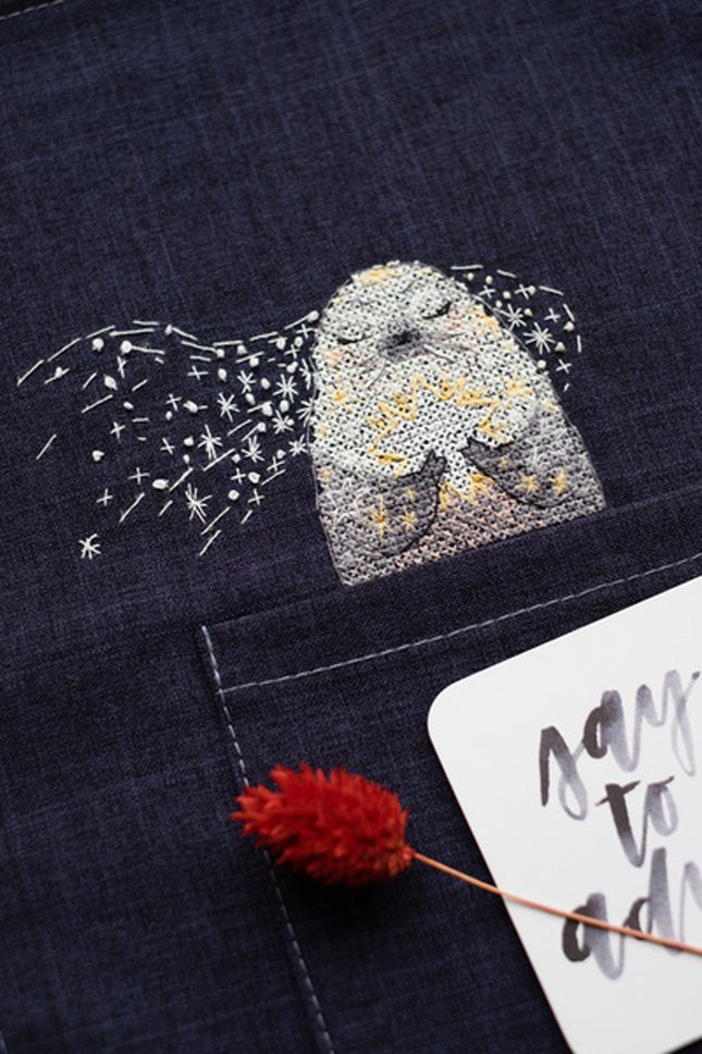 Cross stitch patch kit "Whitecoat"