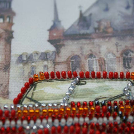 DIY Bead Embroidery Kit "Skoda-1102"  5.9"x5.9" / 15.0x15.0 cm