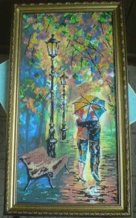 DIY Bead Embroidery Kit "Colour mood" 9.8"x19.7" / 25.0x50.0 cm