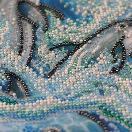 DIY Bead Embroidery Kit "Pioughing" 8.3"x12.6" / 21.0x32.0 cm