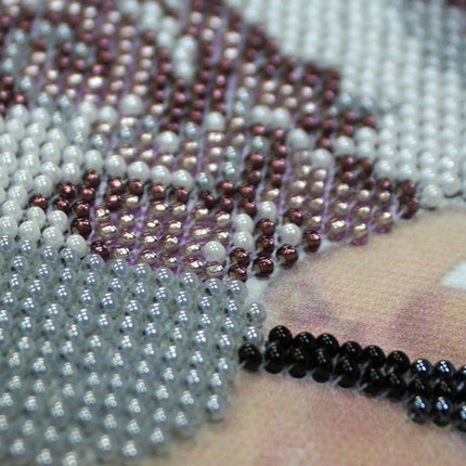 DIY Bead Embroidery Kit "Window to London" 11.8"x11.8" / 30.0x30.0 cm