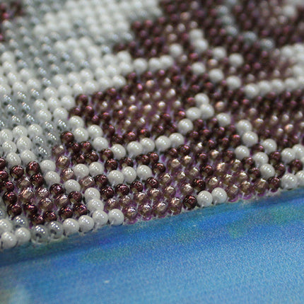DIY Bead Embroidery Kit "Window to London" 11.8"x11.8" / 30.0x30.0 cm