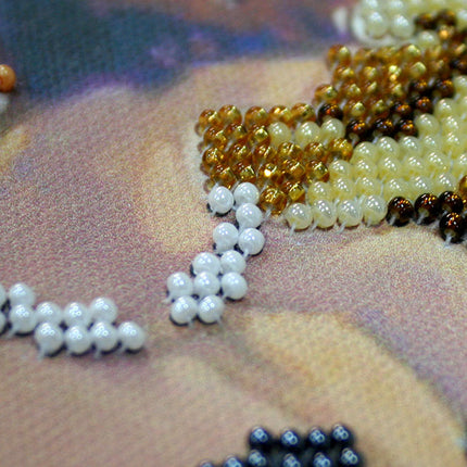 DIY Bead Embroidery Kit "Window to New York" 11.8"x11.8" / 30.0x30.0 cm