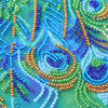DIY Bead Embroidery Kit "Royal Peacock" 13.0"x13.0" / 33.0x33.0 cm