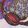 DIY Bead Embroidery Kit "Flower trail" 10.2"x11.0" / 26.0x28.0 cm
