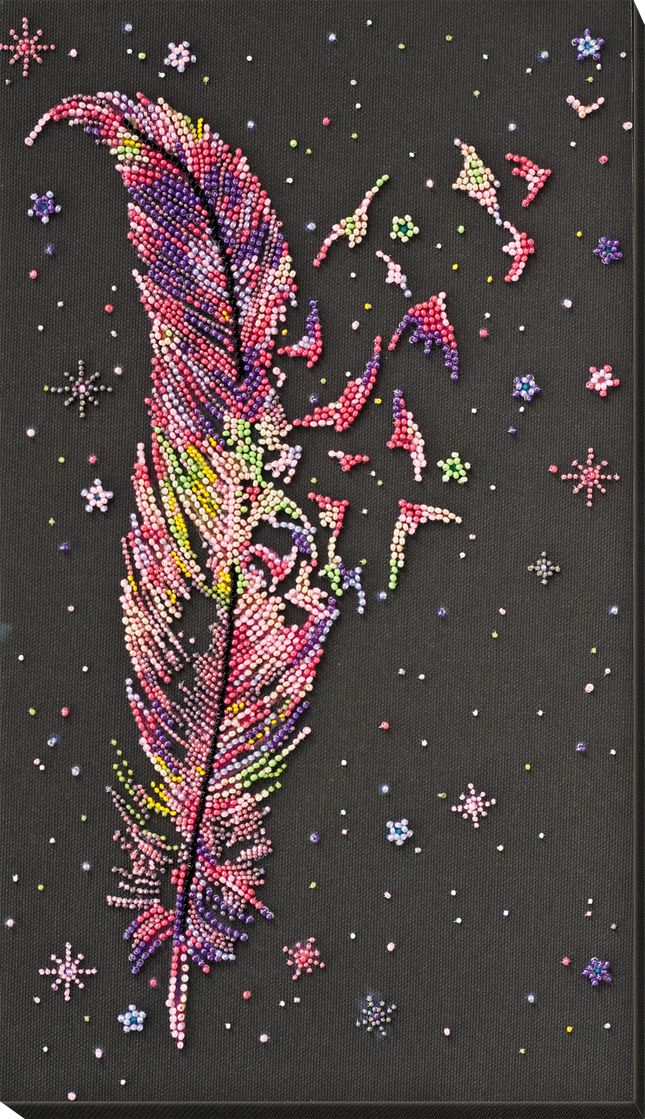 DIY Bead Embroidery Kit "Long journeys" 7.9"x13.8" / 20.0x35.0 cm