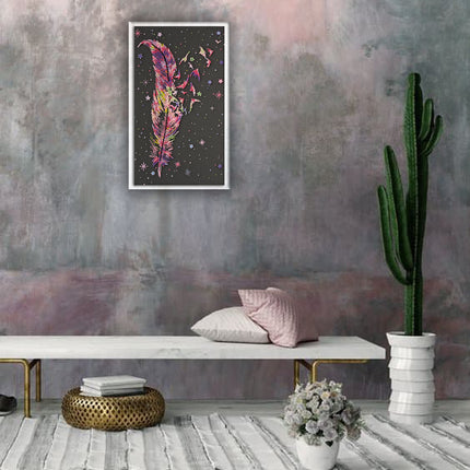 DIY Bead Embroidery Kit "Long journeys" 7.9"x13.8" / 20.0x35.0 cm