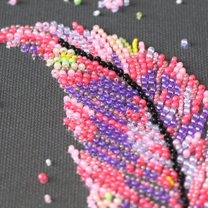 DIY Bead Embroidery Kit "Long journeys" 7.9"x13.8" / 20.0x35.0 cm
