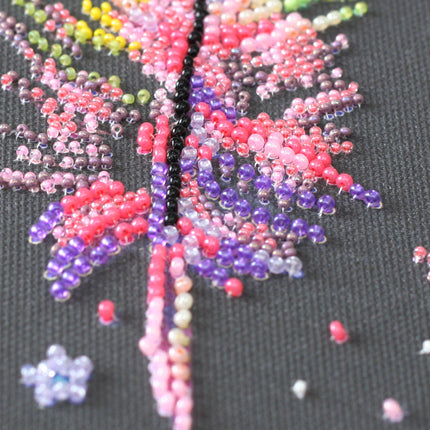 DIY Bead Embroidery Kit "Long journeys" 7.9"x13.8" / 20.0x35.0 cm