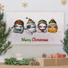 DIY Bead Embroidery Kit "Holiday cats" 11.8"x6.7" / 30.0x17.0 cm