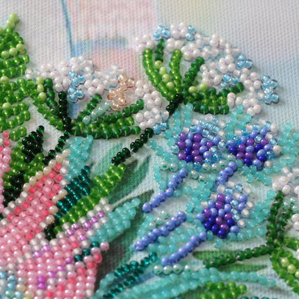 DIY Bead Embroidery Kit "Special Day" 10.6"x13.4" / 27.0x34.0 cm