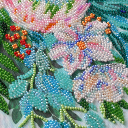 DIY Bead Embroidery Kit "Special Day" 10.6"x13.4" / 27.0x34.0 cm