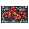 DIY Bead Embroidery Kit "Velvet poppies" 15.7"x10.6" / 40.0x27.0 cm