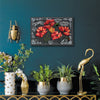 DIY Bead Embroidery Kit "Velvet poppies" 15.7"x10.6" / 40.0x27.0 cm