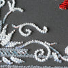 DIY Bead Embroidery Kit "Velvet poppies" 15.7"x10.6" / 40.0x27.0 cm