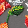 DIY Bead Embroidery Kit "Velvet poppies" 15.7"x10.6" / 40.0x27.0 cm