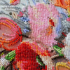 DIY Bead Embroidery Kit "Delicate Flowers" 15.7"x10.6" / 40.0x27.0 cm