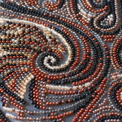 DIY Bead Embroidery Kit "Black Pegasus" 11.8"x11.8" / 30.0x30.0 cm