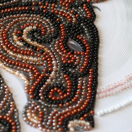 DIY Bead Embroidery Kit "Black Pegasus" 11.8"x11.8" / 30.0x30.0 cm