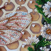 DIY Bead Embroidery Kit "Honey plant" 12.6"x12.6" / 32.0x32.0 cm