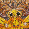 DIY Bead Embroidery Kit "Saffron overflow" 12.6"x12.6" / 32.0x32.0 cm
