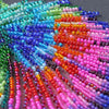 DIY Bead Embroidery Kit "Rainbow dance" 11.4"x16.1" / 29.0x41.0 cm