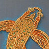 DIY Bead Embroidery Kit "Koi blue" 11.8"x22.4" / 30.0x57.0 cm