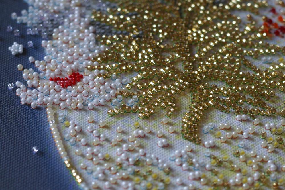 DIY Bead Embroidery Kit Christmas tale 10.6x15.0 / 27.0x38.0 cm