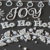 DIY Bead Embroidery Kit "Silver sparks" 14.6"x11.8" / 37.0x30.0 cm