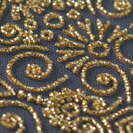 DIY Bead Embroidery Kit "Bee in clover" 11.8"x11.8" / 30.0x30.0 cm