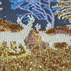 DIY Bead Embroidery Kit "Golden forest" 10.2"x20.1" / 26.0x51.0 cm