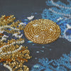 DIY Bead Embroidery Kit "Golden forest" 10.2"x20.1" / 26.0x51.0 cm