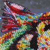 DIY Bead Embroidery Kit "Colored tigers" 11.8"x18.1" / 30.0x46.0 cm