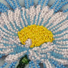 DIY Bead Embroidery Kit "Daisy season" 11.8"x11.8" / 30.0x30.0 cm