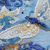 DIY Bead Embroidery Kit "White magic" 11.0"x14.2" / 28.0x36.0 cm