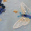 DIY Bead Embroidery Kit "White magic" 11.0"x14.2" / 28.0x36.0 cm