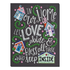 DIY Bead Embroidery Kit "Love in the house" 12.2"x15.7" / 31.0x40.0 cm