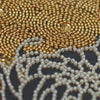 DIY Bead Embroidery Kit "Black chrysanthemum" 11.8"x11.8" / 30.0x30.0 cm
