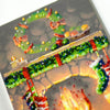 DIY Bead Embroidery Kit "By the fireplace" 6.7"x11.8" / 17.0x30.0 cm