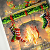 DIY Bead Embroidery Kit "By the fireplace" 6.7"x11.8" / 17.0x30.0 cm