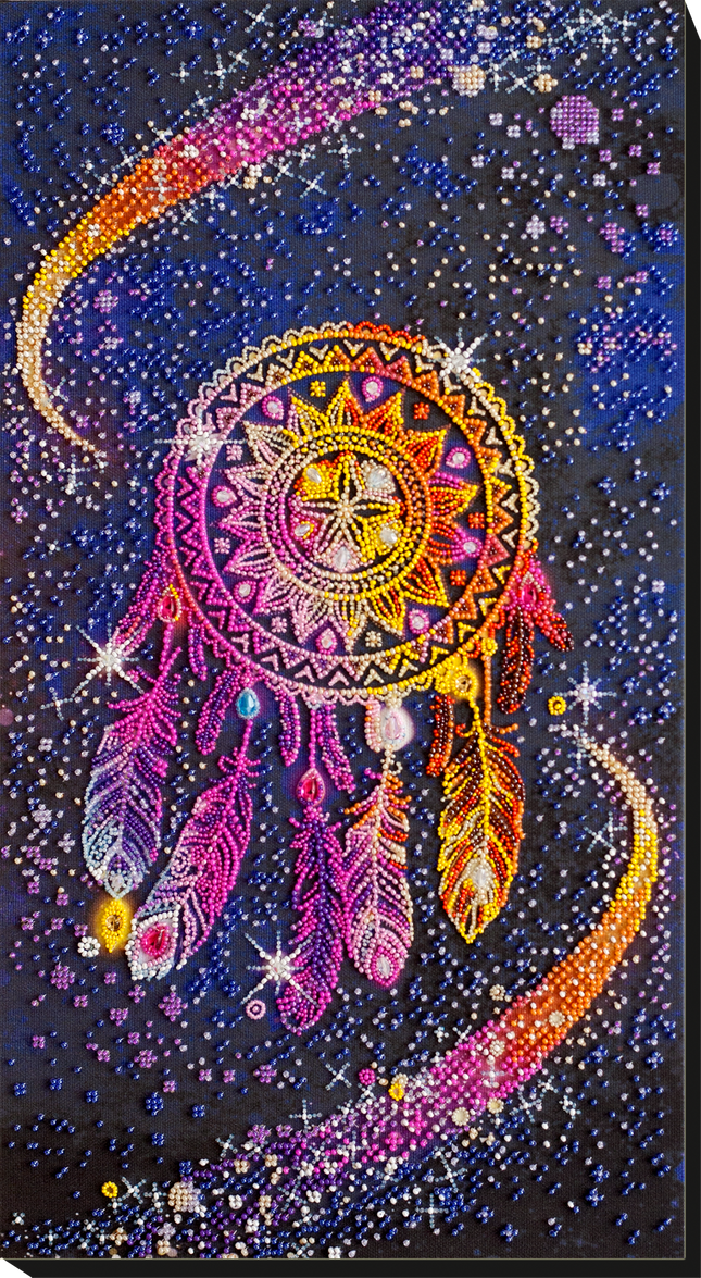 DIY Bead Embroidery Kit "Sweet dreams" 9.8"x18.1" / 25.0x46.0 cm
